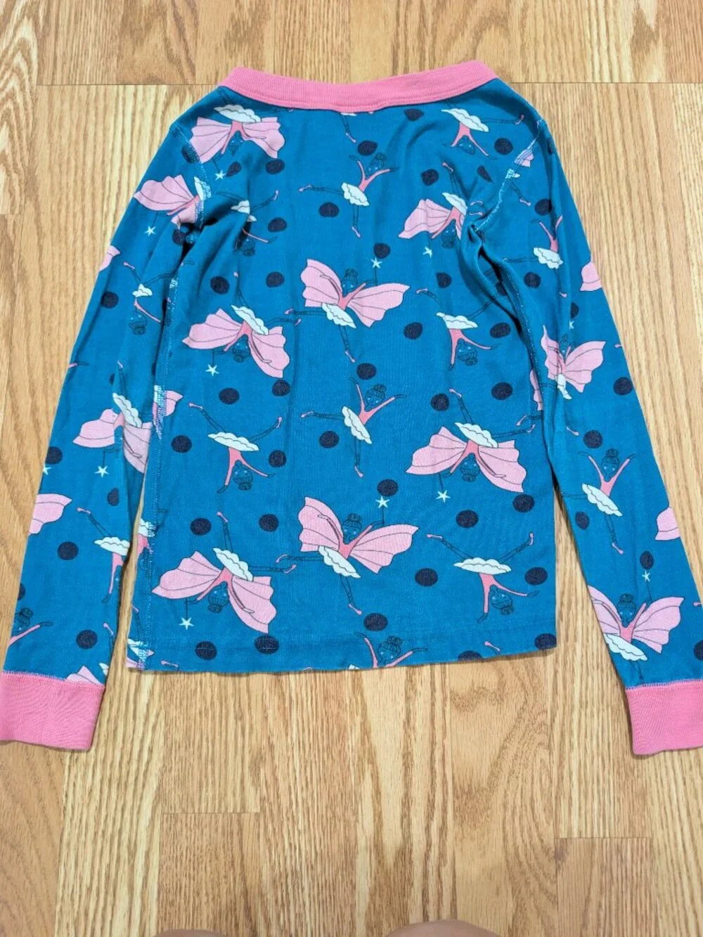 Hanna Andersson Girls 6/7 Long John Pajama Bundle Peru Fair